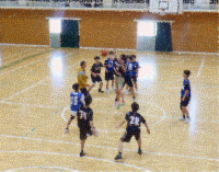男子バスケット練習試合